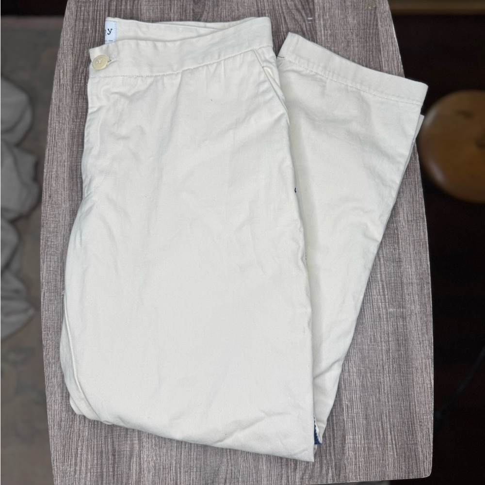 Esby Cream and Blue pants